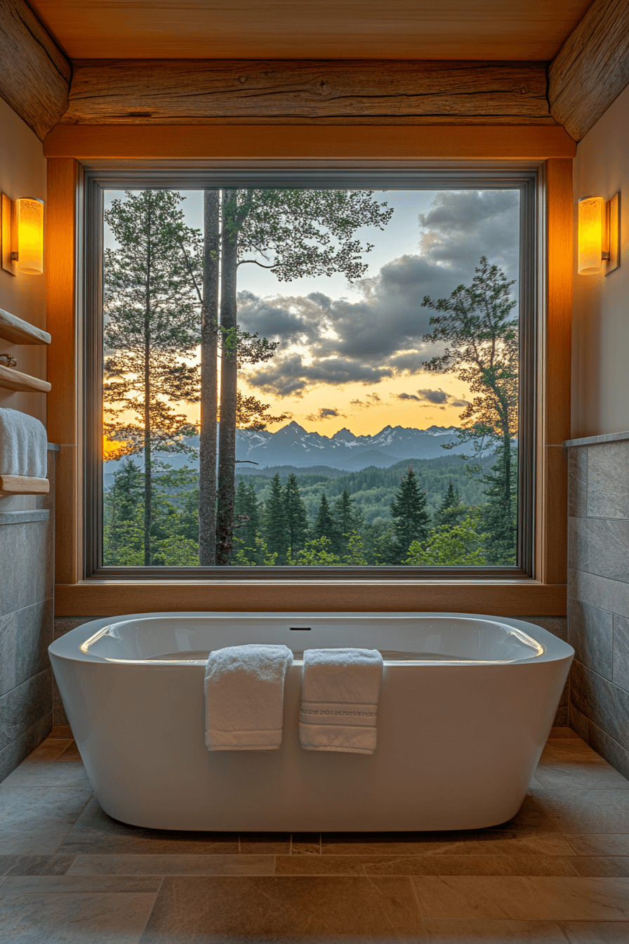 29 Old Cabin Interior Bathroom Inspirations for a Peaceful Escape 7 old cabin interior bathroom