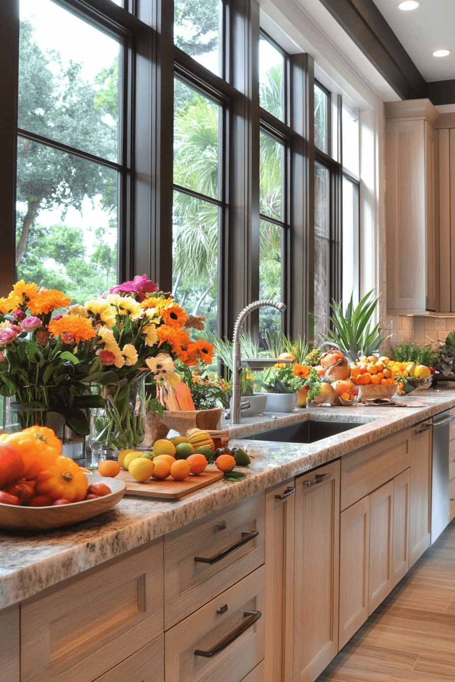 29 Tropical Kitchen Design Upgrades to Brighten Your Cooking Routine 7 tropical kitchen design