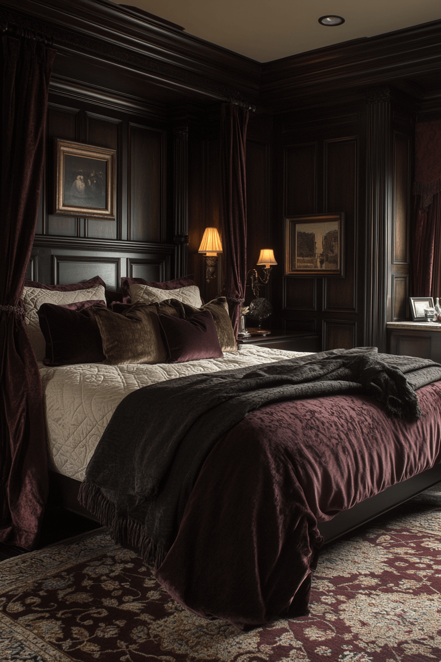 29 Moody Vintage Bedroom Ideas to Add Personality and Comfort to Your Room 7 moody vintage bedroom