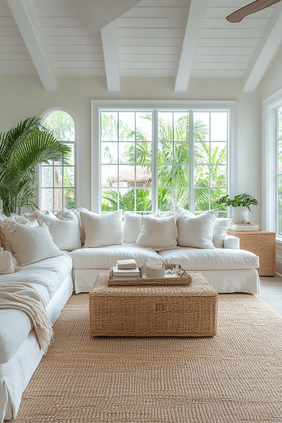 29 Tropical Interior Design Living Rooms to Refresh Your Space with Island Vibes 8 tropical interior design living rooms