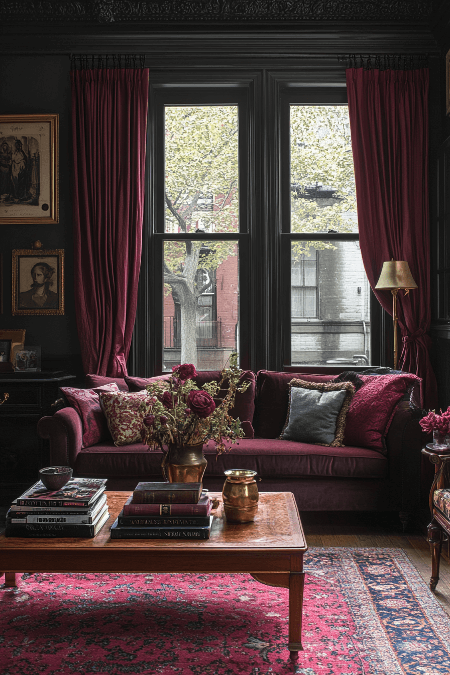 29 Moody Vintage Living Room Designs to Bring Vintage Charm into Contemporary Living 8 moody vintage living room