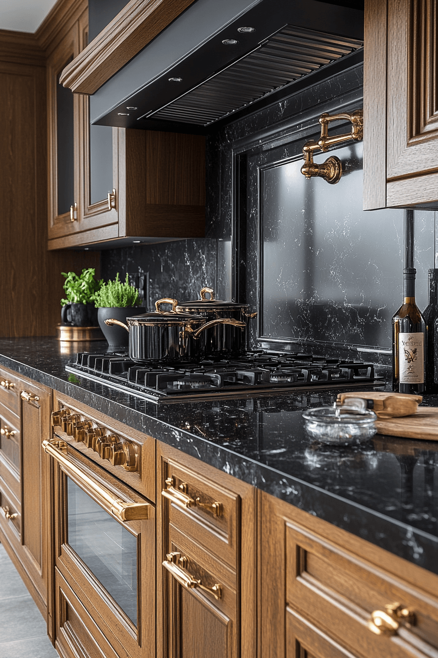 29 Dark Kitchen Aesthetic Touches to Create Your Dream Culinary Retreat 8 dark kitchen aesthetic