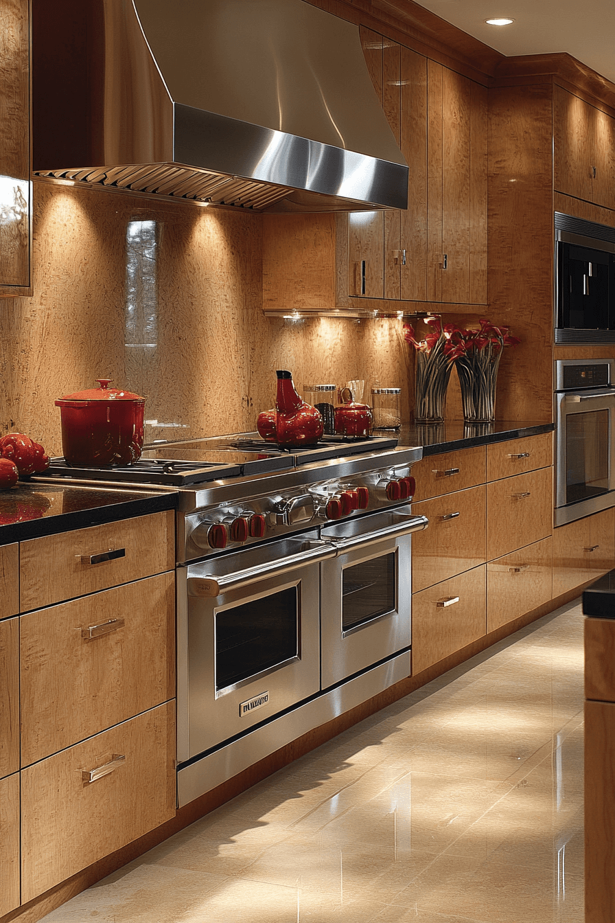 29 Maple Kitchen Cabinets That Make a Lasting Impression 8 Maple Kitchen Cabinets