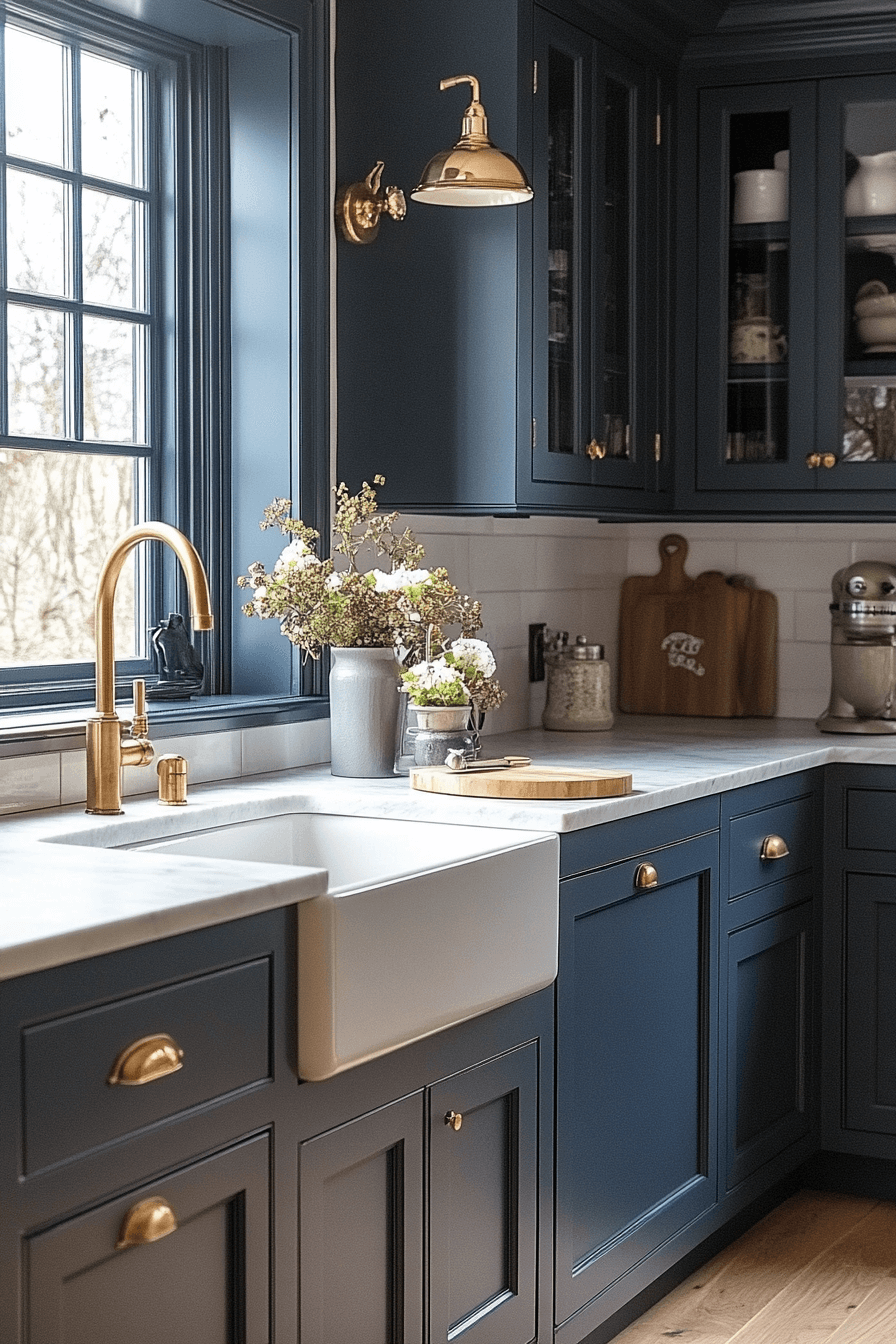 29 Moody Cottage Kitchen Interiors That Radiate Peace and Personality 8 moody cottage kitchen