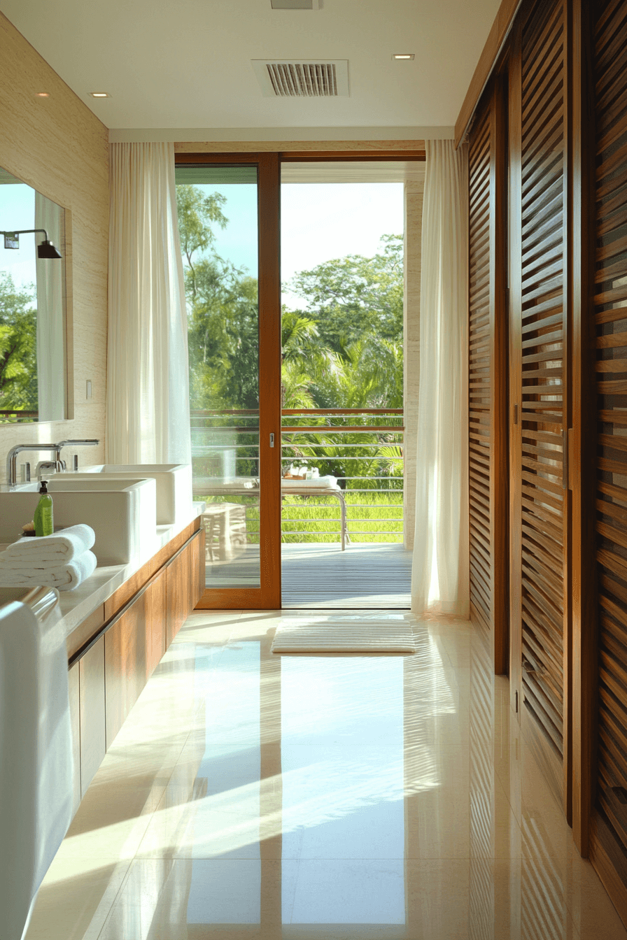 29 Tropical Bathroom Concepts That Embrace Coastal Comfort 8 tropical bathroom