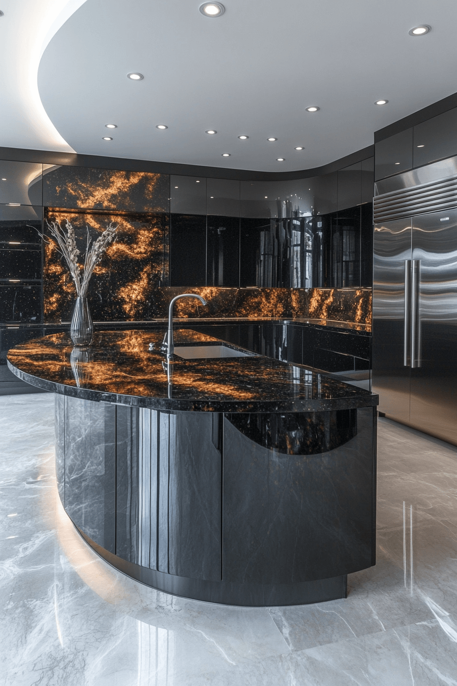 29 Small Moody Kitchen Inspirations That Make Darkness Feel Delightful 8 small moody kitchen