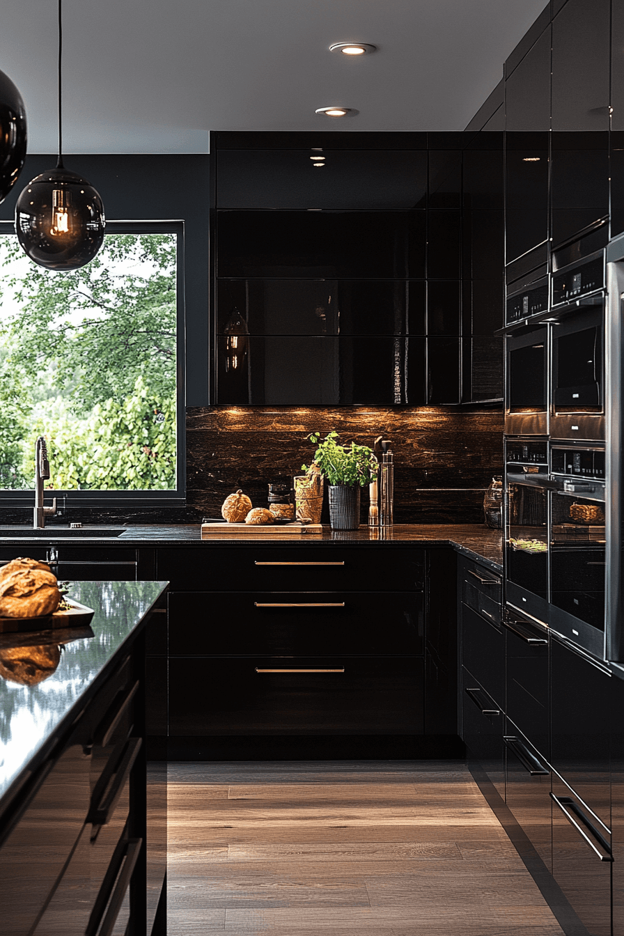 29 Moody Kitchen Cabinets to Embrace Rich Tones and Timeless Style 8 moody kitchen cabinets