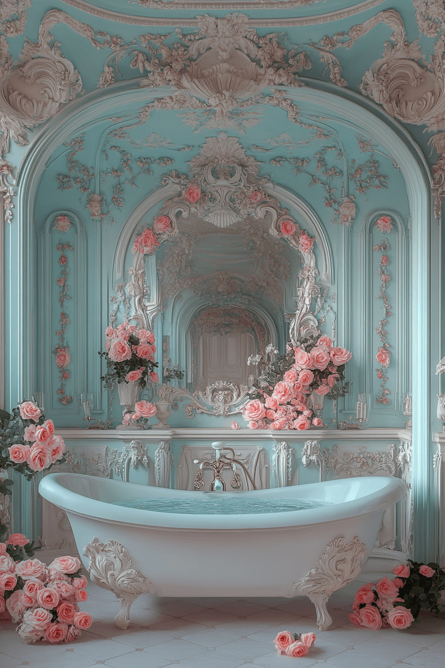 29 Moody Vintage Bathroom Ideas to Create a Timeless and Cozy Retreat 8 moody vintage bathroom