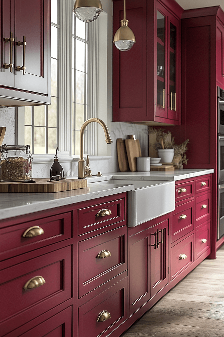 29 Cherry Kitchen Cabinets to Refresh Your Space with Classic Appeal 8 Cherry Kitchen Cabinets