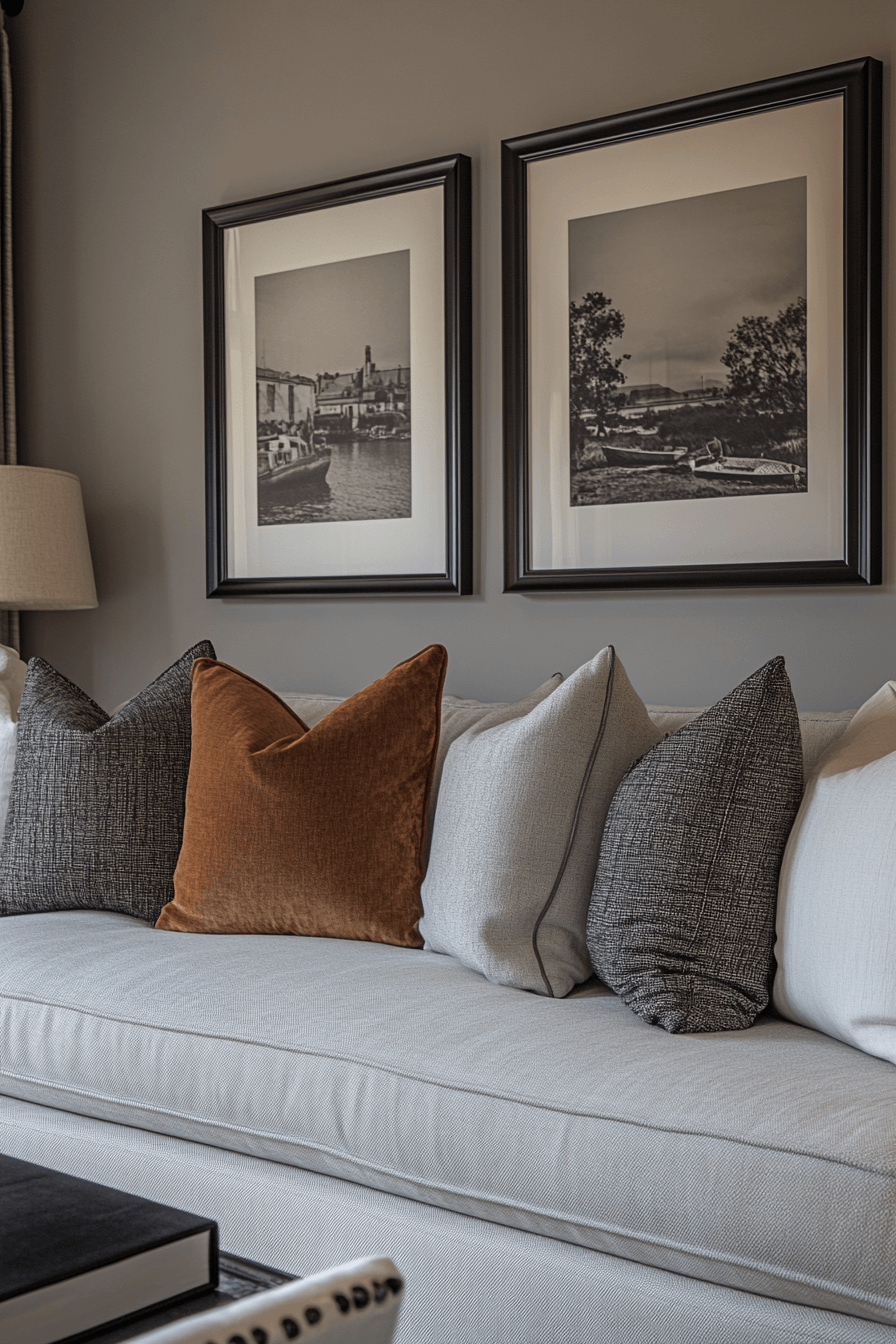 29 Gray Couch Living Room Looks That Never Go Out of Style 8 gray couch living room