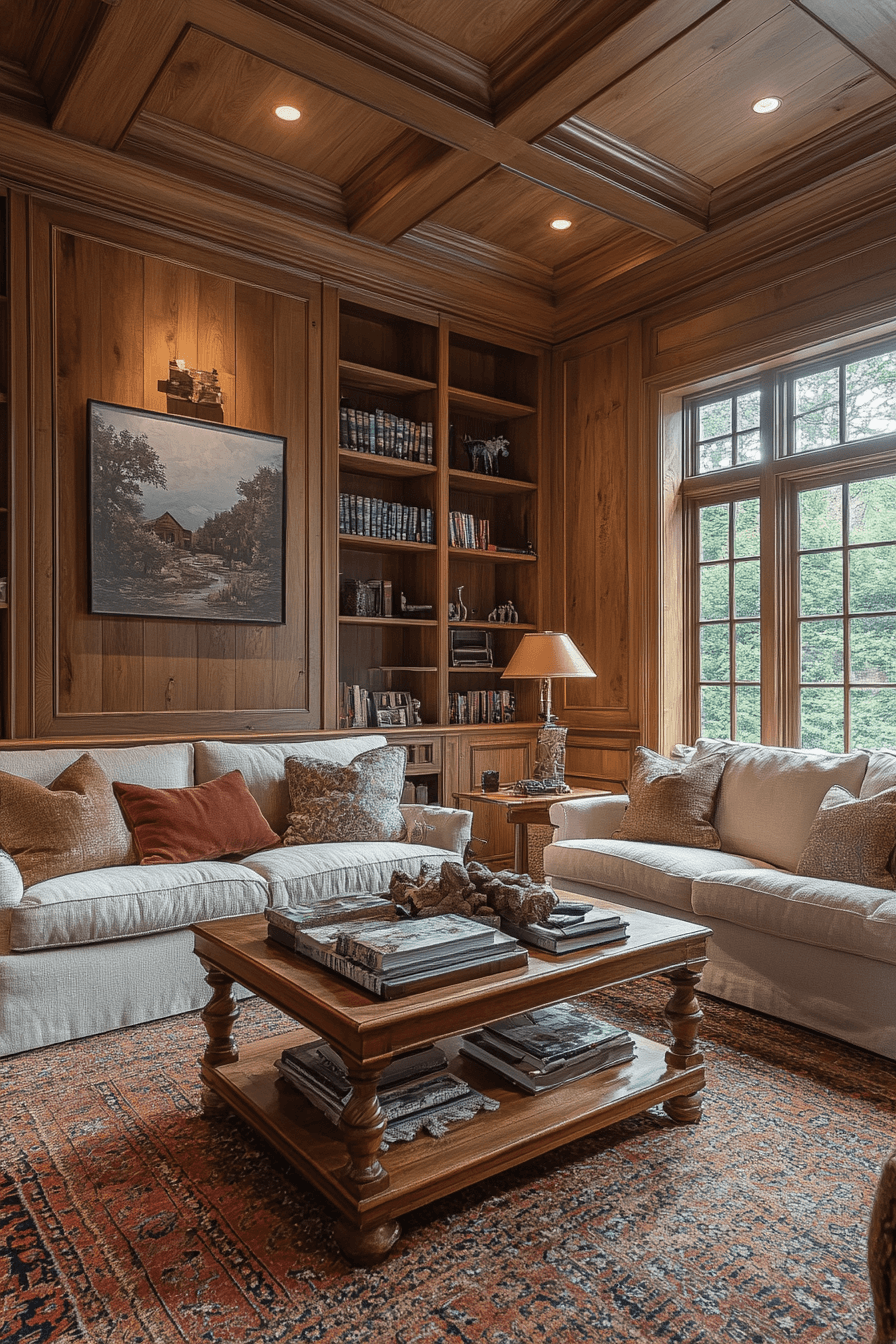 29 Cabin Living Room Ideas to Create the Perfect Escape 8 cabin living room