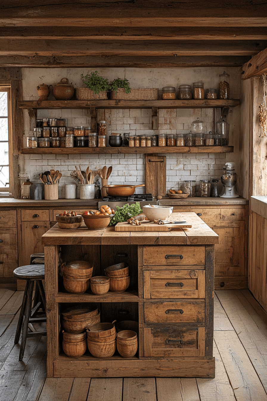 29 Old Cabin Interior Kitchen Inspirations for a Vintage Retreat 8 old cabin interior kitchen