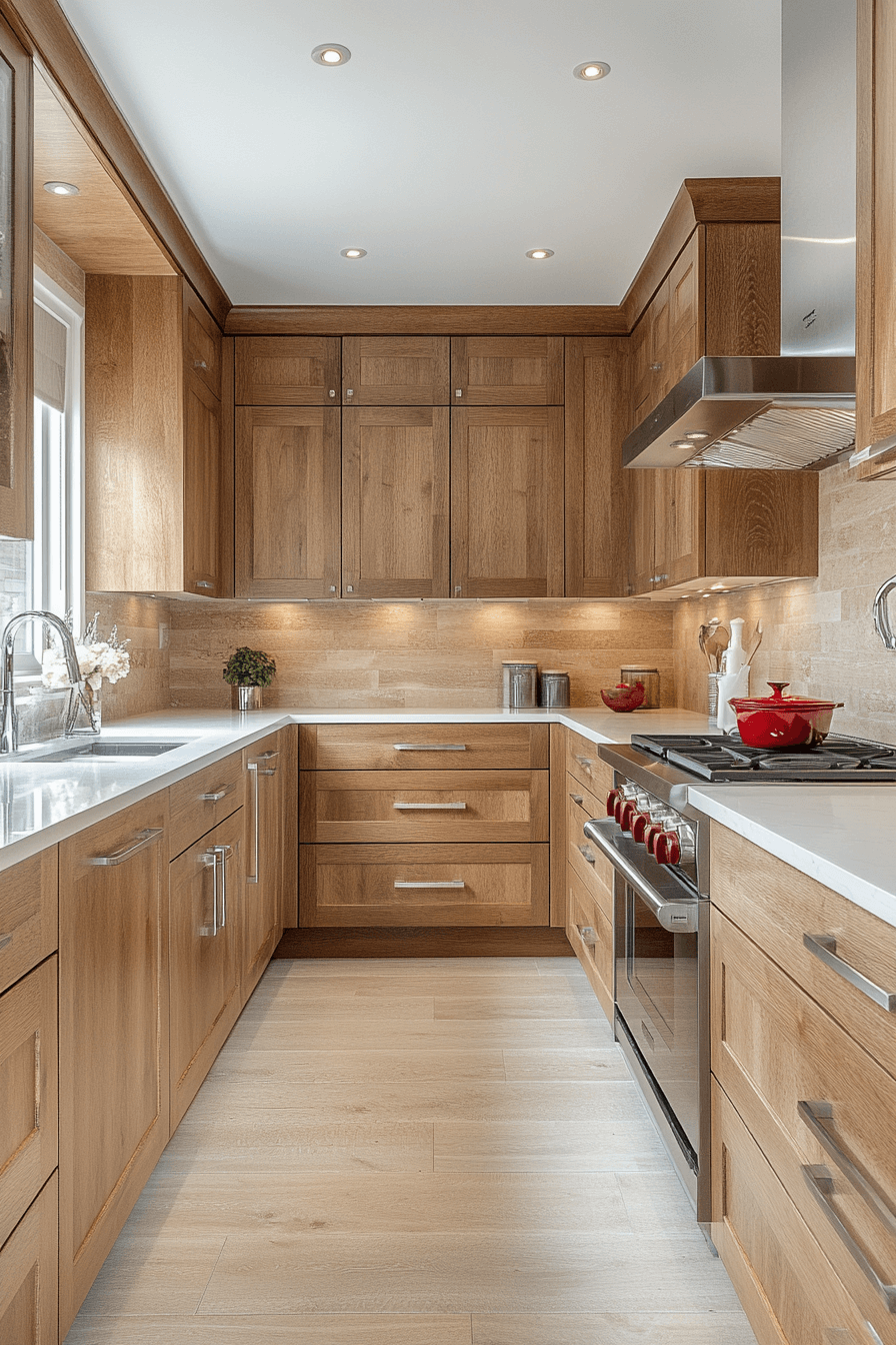 29 Maple Kitchen Cabinets That Make a Lasting Impression 9 Maple Kitchen Cabinets