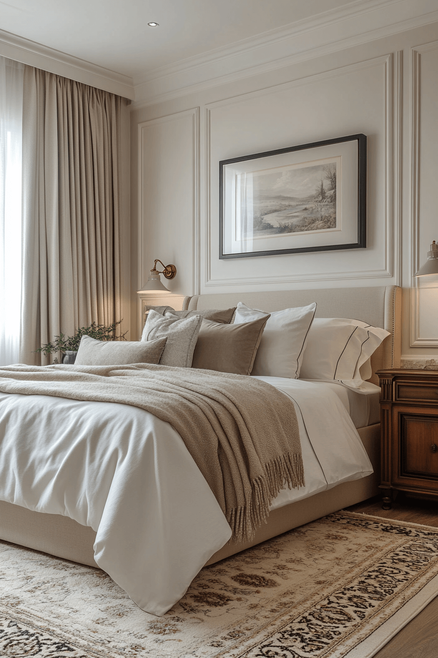 29 Neoclassical Bedroom Inspirations to Make Your Room Feel Like a Palace 9 neoclassical bedroom