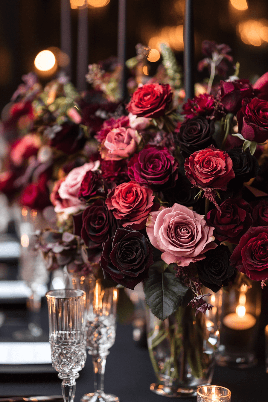 29 Moody Romantic Wedding Decor Inspirations to Create a Beautifully Intimate Atmosphere 9 moody romantic wedding decor