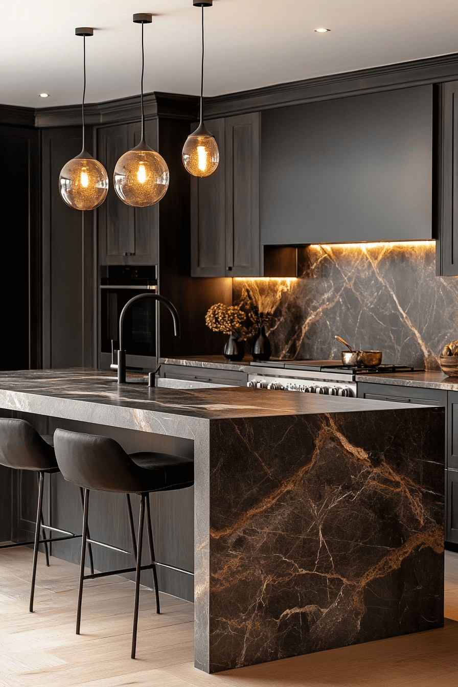 29 Dark Grey Kitchen Cabinets That Turn Simple Spaces Into Showstoppers 9 dark grey kitchen cabinets