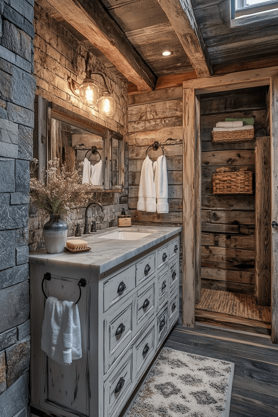 29 Cabin Bathroom Layouts That Maximize Comfort and Charm 9 cabin bathroom