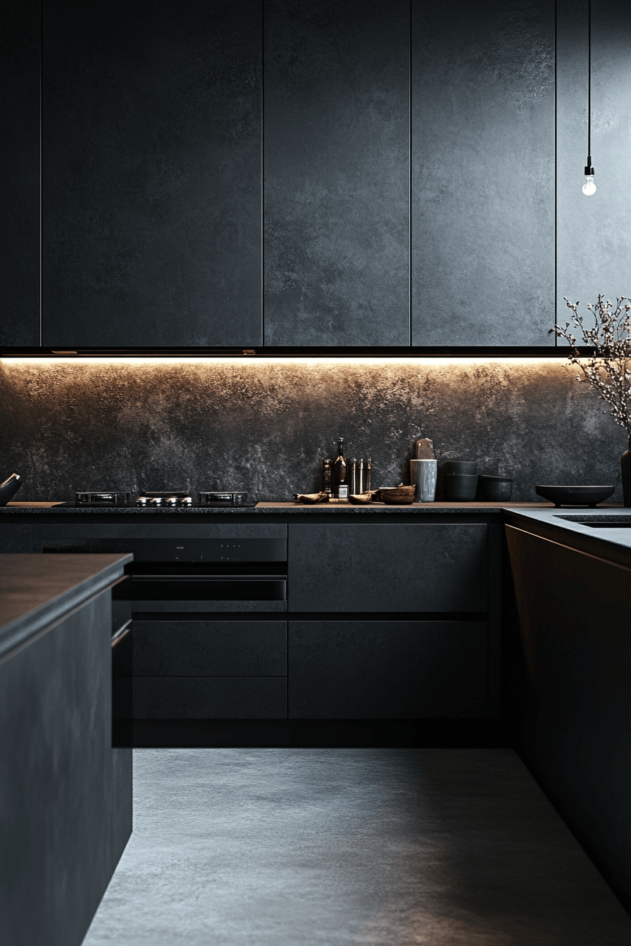 29 Moody Kitchen Cabinets to Embrace Rich Tones and Timeless Style 9 moody kitchen cabinets