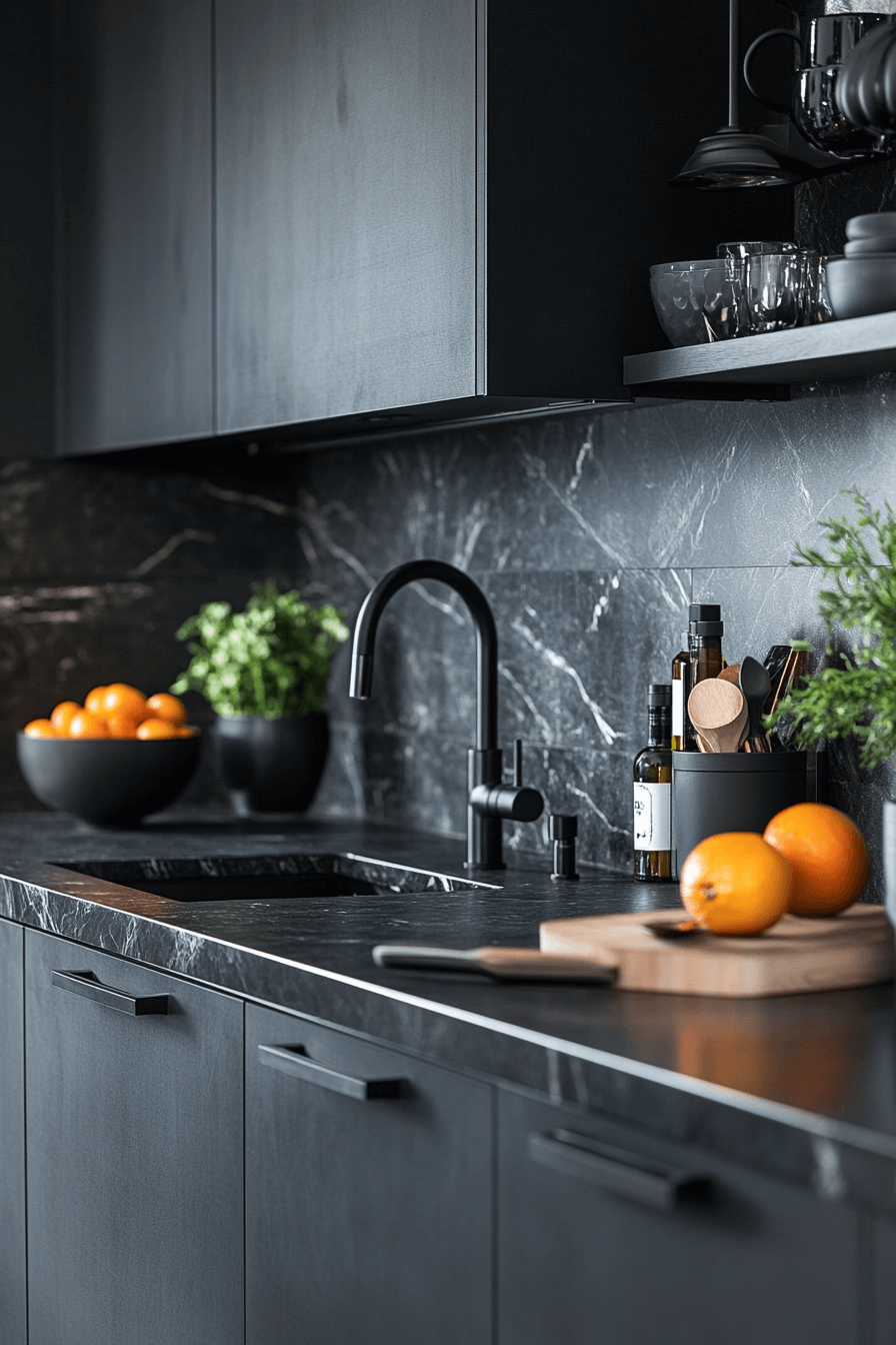 29 Dark Kitchen Aesthetic Touches to Create Your Dream Culinary Retreat 9 dark kitchen aesthetic