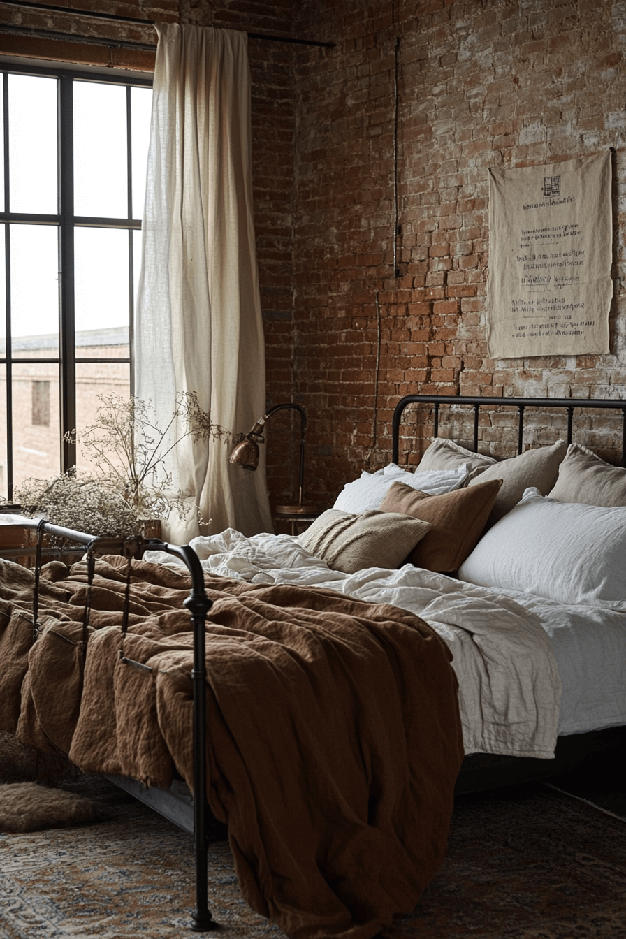 29 Industrial Bedroom Design Inspirations That Feel Fresh and Functional 9 industrial bedroom design