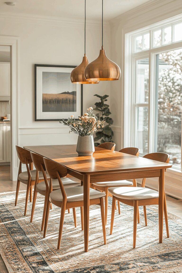 29 Modern Vintage Dining Room Ideas That Will Elevate Your Mealtime ...
