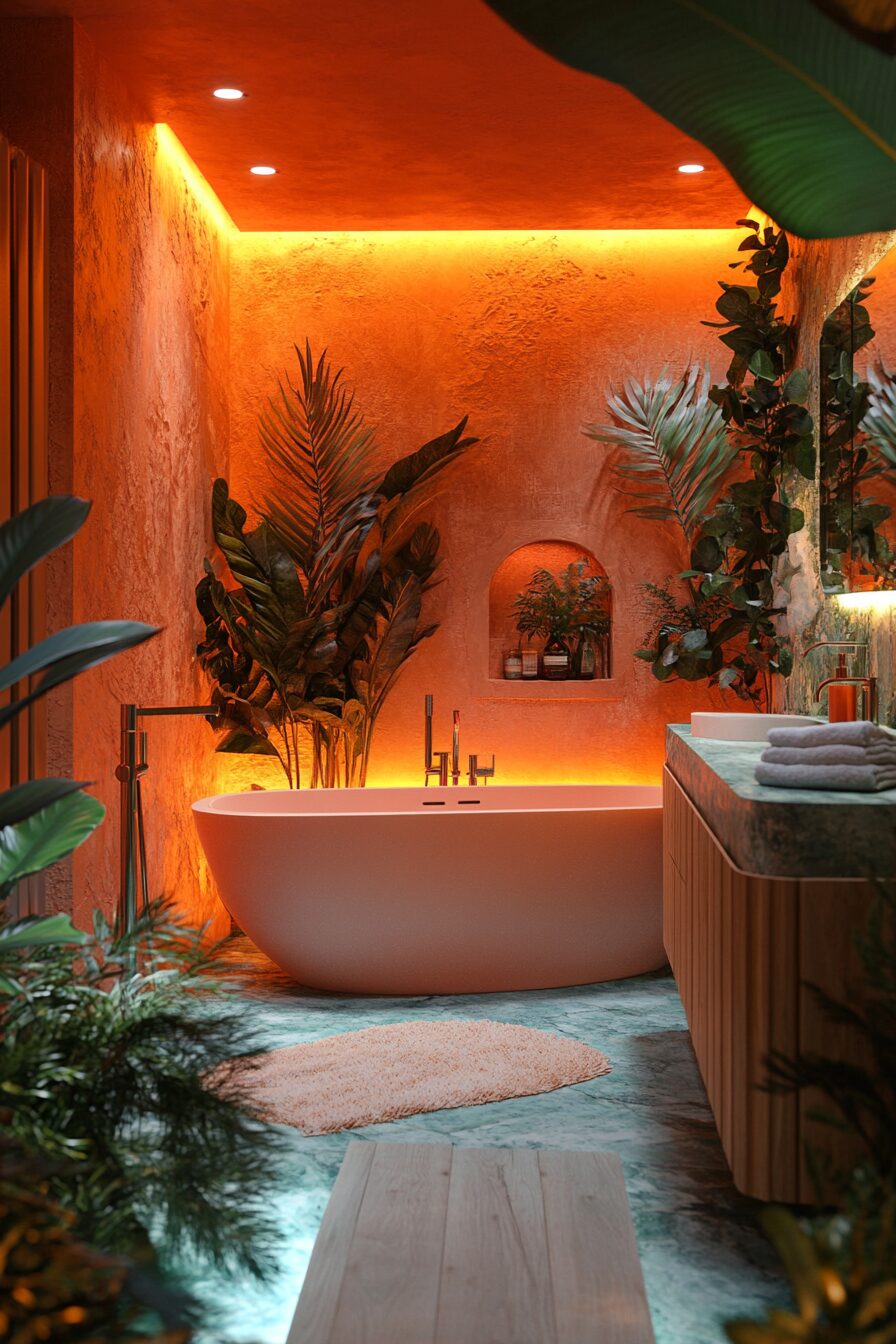 29 Tropical Bathroom Concepts That Embrace Coastal Comfort 2 tropical bathroom
