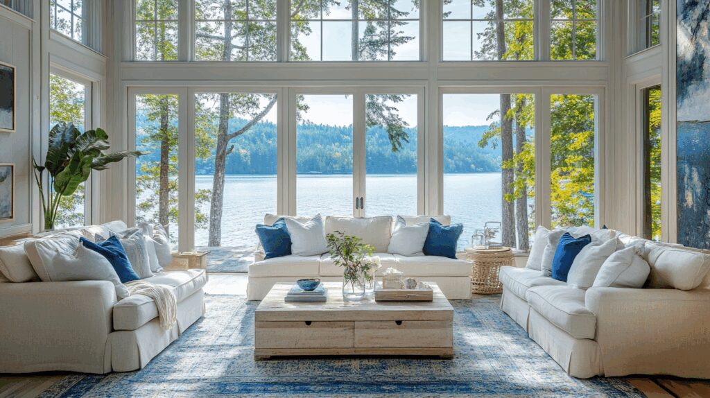 29 Cabin Living Room Ideas to Create the Perfect Escape 7 cabin living room