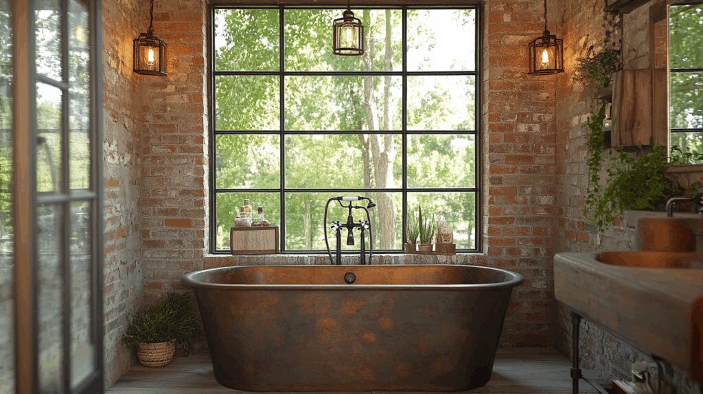 29 Industrial Bathroom Ideas That Turn Raw Details Into Refined Style 9 industrial bathroom ideas