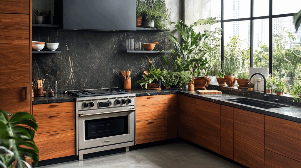 29 Moody Kitchen Cabinets to Embrace Rich Tones and Timeless Style 10 moody kitchen cabinets