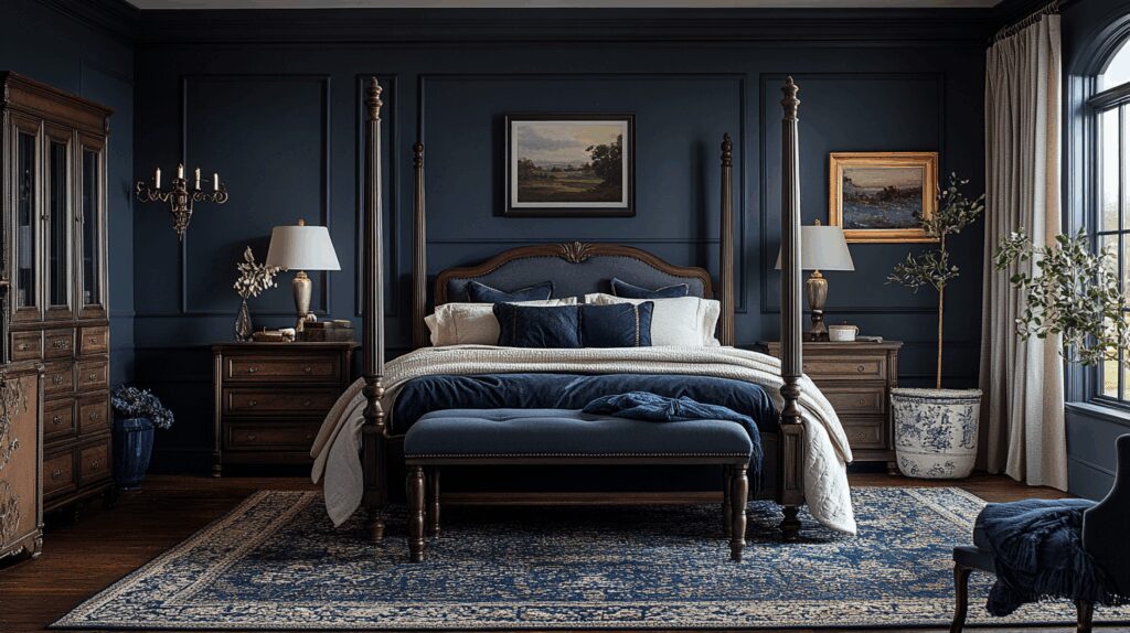 29 Moody Vintage Bedroom Ideas to Add Personality and Comfort to Your Room 4 moody vintage bedroom