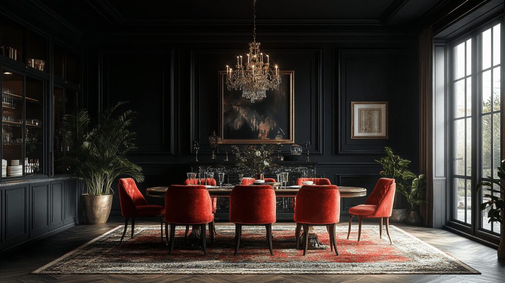 29 Moody Vintage Dining Room Aesthetics That Celebrate Classic Comfort 6 moody vintage dining room