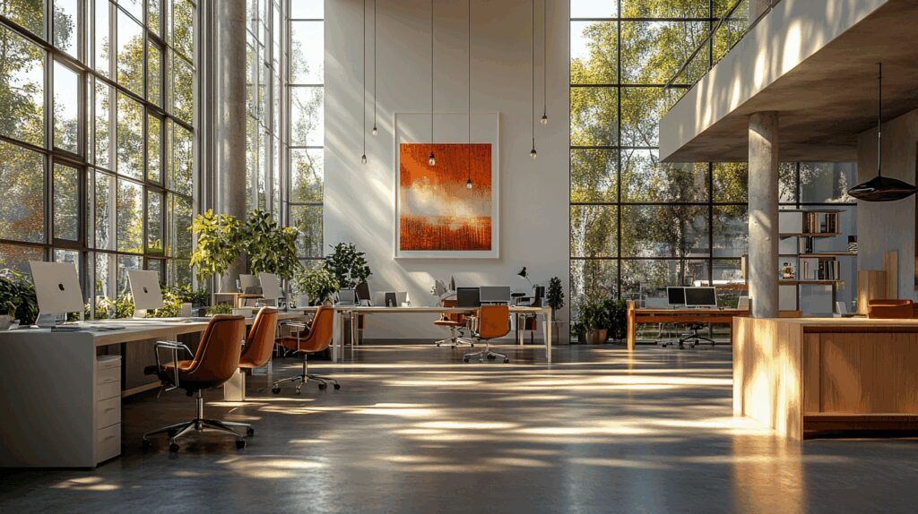 29 Office Interior Design Ideas That Spark Motivation 4 office interior design