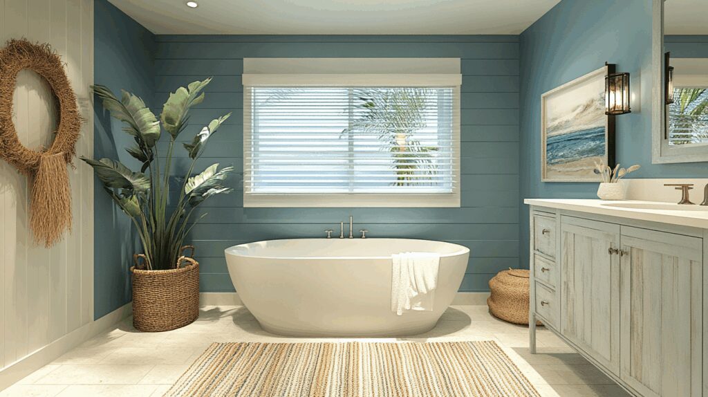 29 Tropical Bathroom Concepts That Embrace Coastal Comfort 2 tropical bathroom