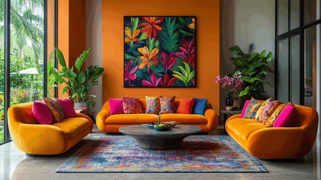 29 Tropical Interior Design Living Rooms to Refresh Your Space with Island Vibes 4 tropical interior design living rooms