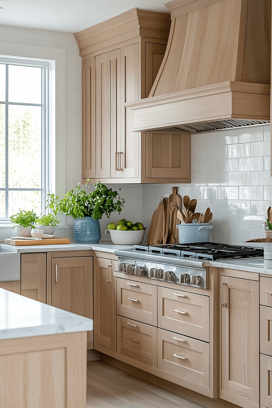 29 White Oak Kitchen Cabinets That Prove Simplicity Can Be Stunning 1 white oak kitchen cabinets