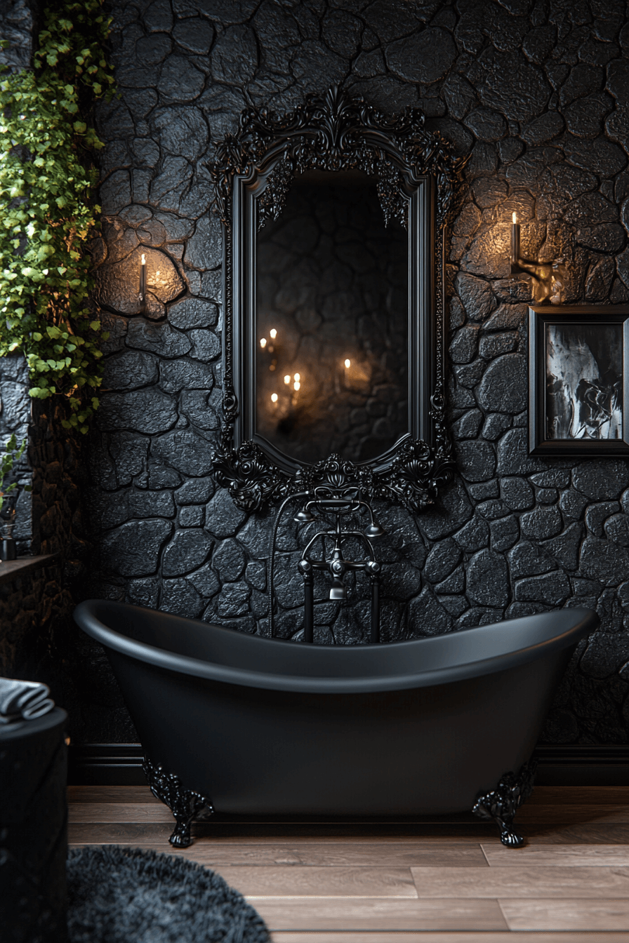 29 Whimsigoth Bathroom Elements That Celebrate Artistic Expression 1 whimsigoth bathroom