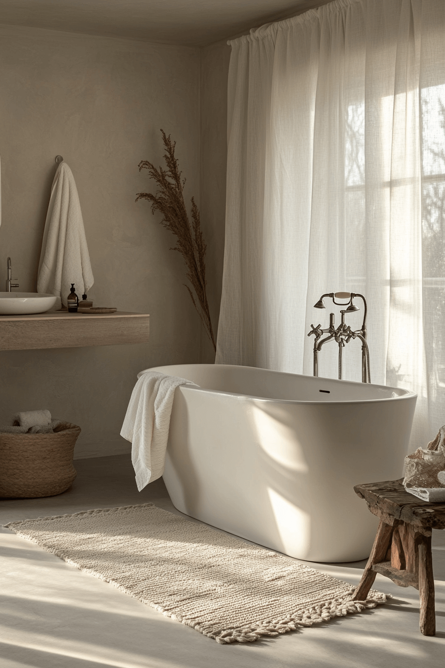 29 Japandi Bathroom Details to Transform Your Daily Routine 1 japandi bathroom