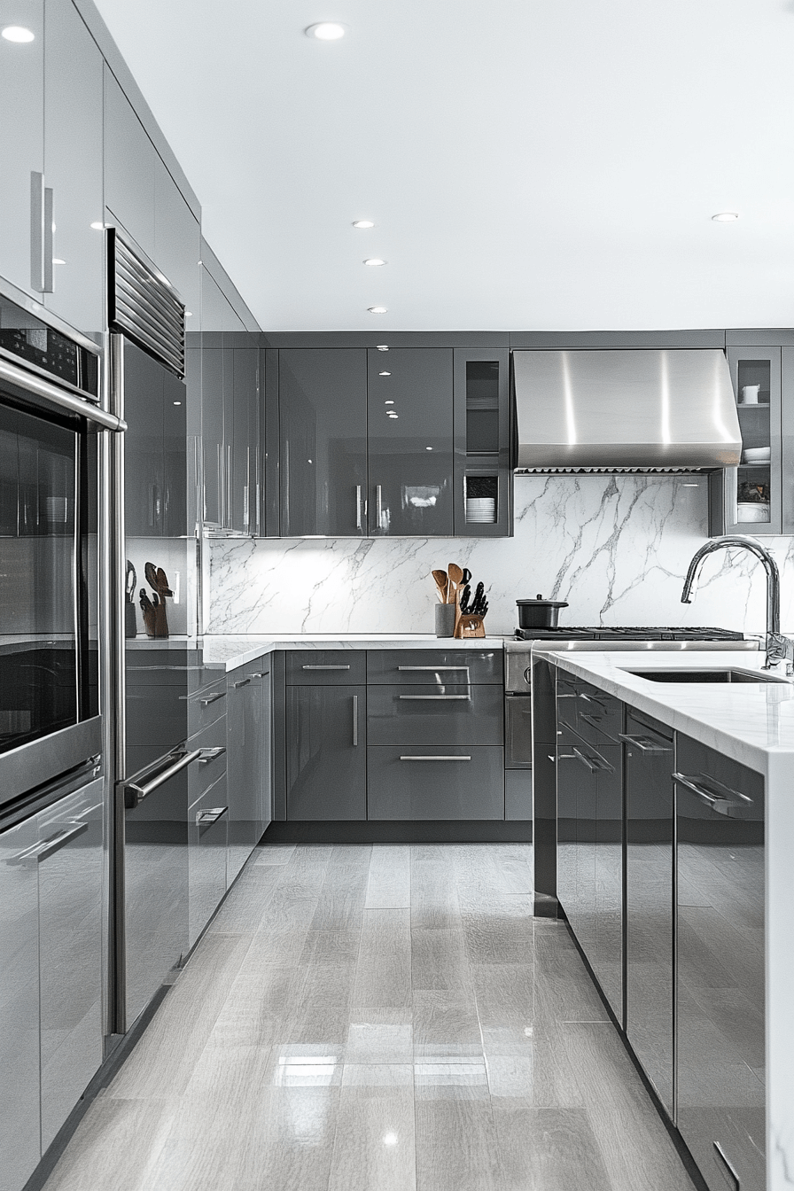 29 Gray and White Kitchen Themes That Embrace Understated Beauty 1 gray and white kitchen