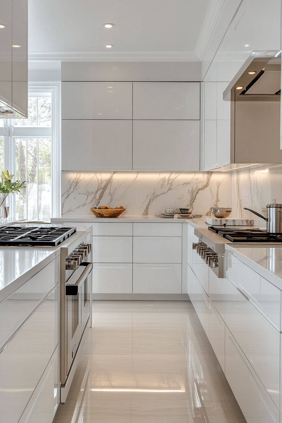 29 Small White Kitchen Concepts to Open Up Tight Spaces 1 small white kitchen