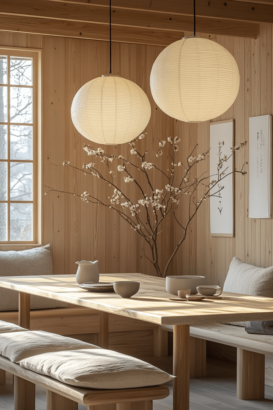 29 Japandi Dining Room Upgrades That Spark Joy and Harmony 10 japandi dining room