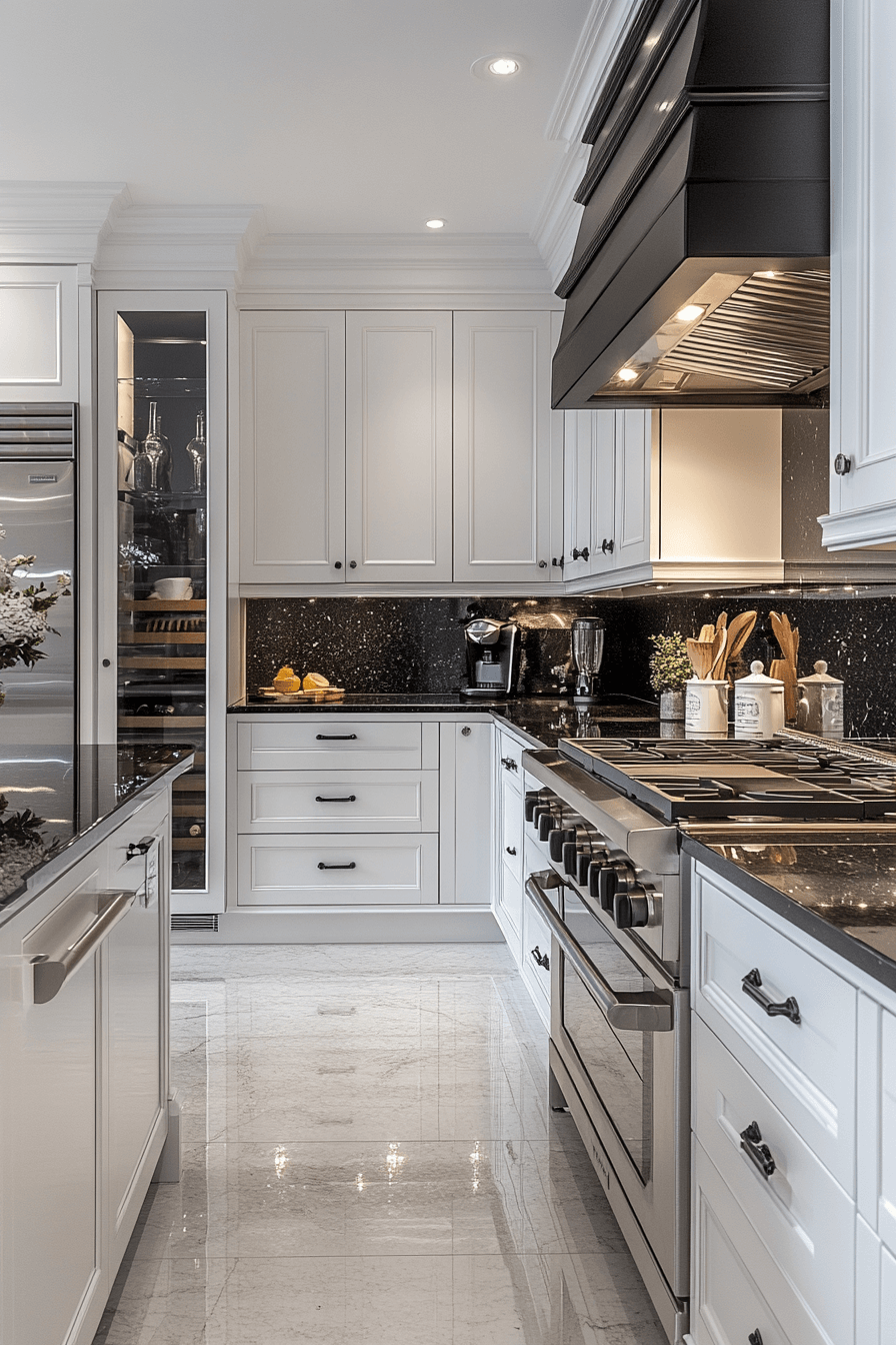 29 Black and White Kitchen Ideas That Elevate Everyday Cooking 10 black and white kitchen ideas