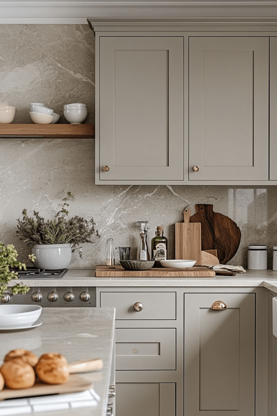 29 Light Taupe Kitchen Cabinets That Feel Cozy and Chic 10 light taupe kitchen cabinets