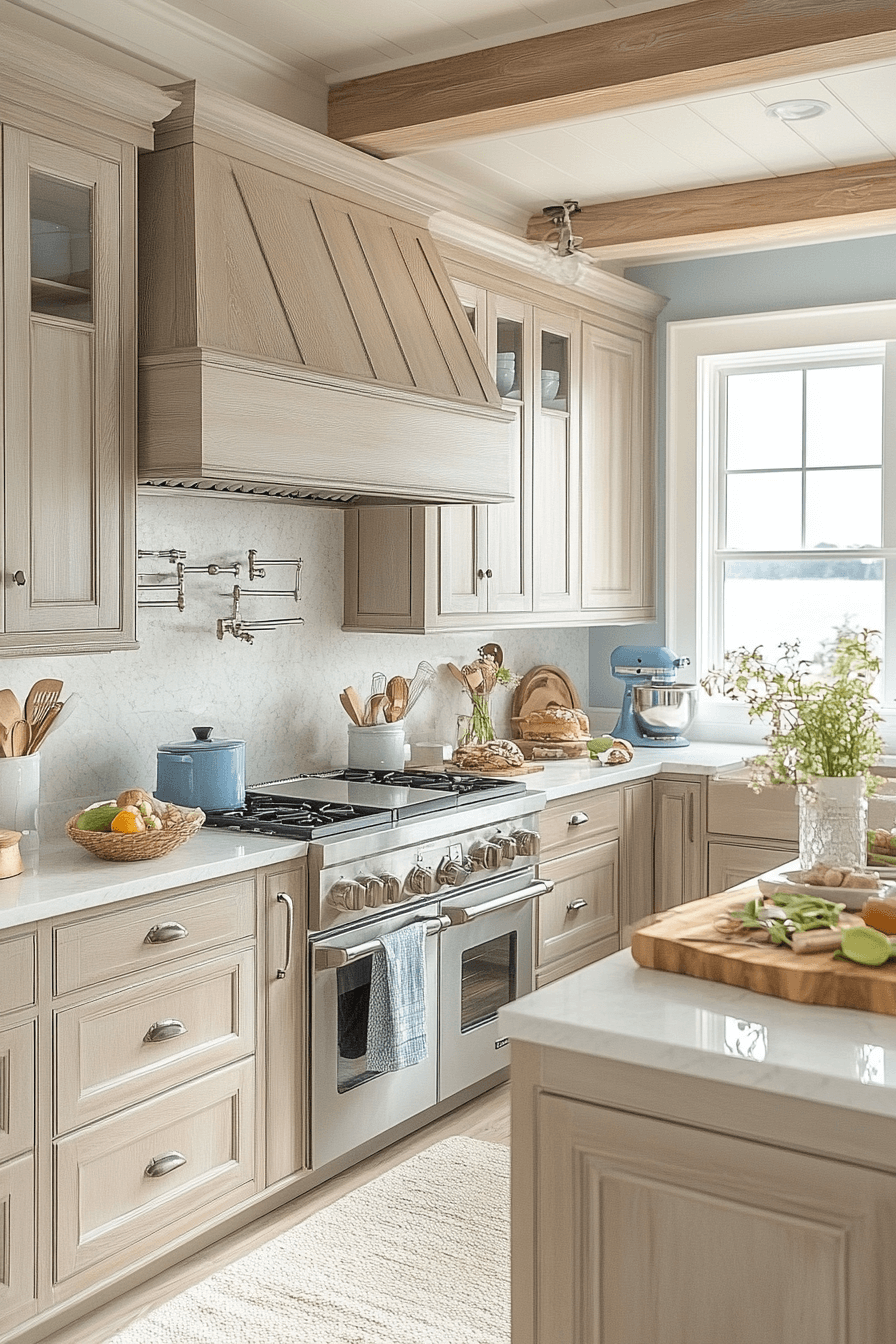 29 Light Taupe Kitchen Cabinets That Feel Cozy and Chic 11 light taupe kitchen cabinets