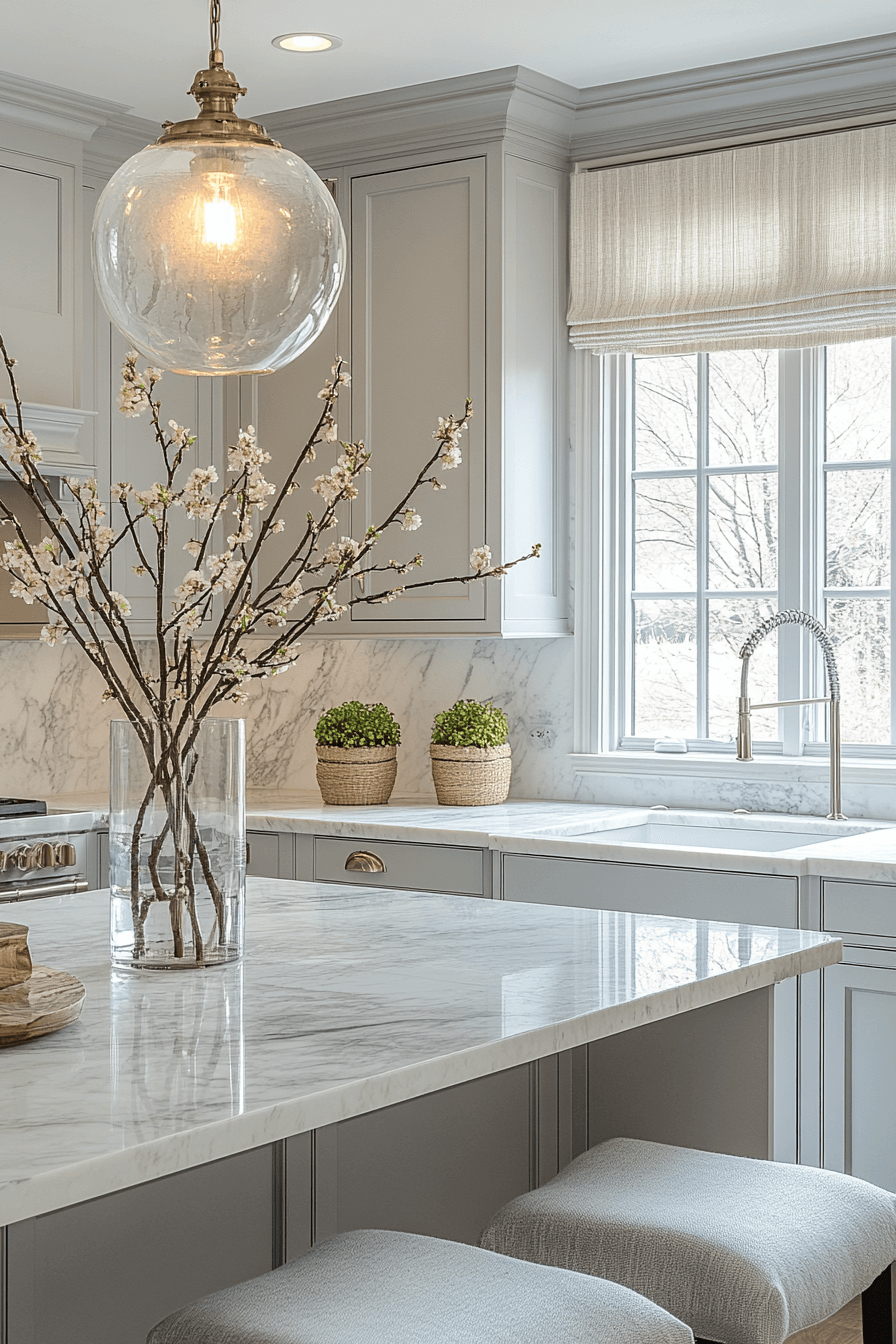29 Gray and White Kitchen Themes That Embrace Understated Beauty 11 gray and white kitchen