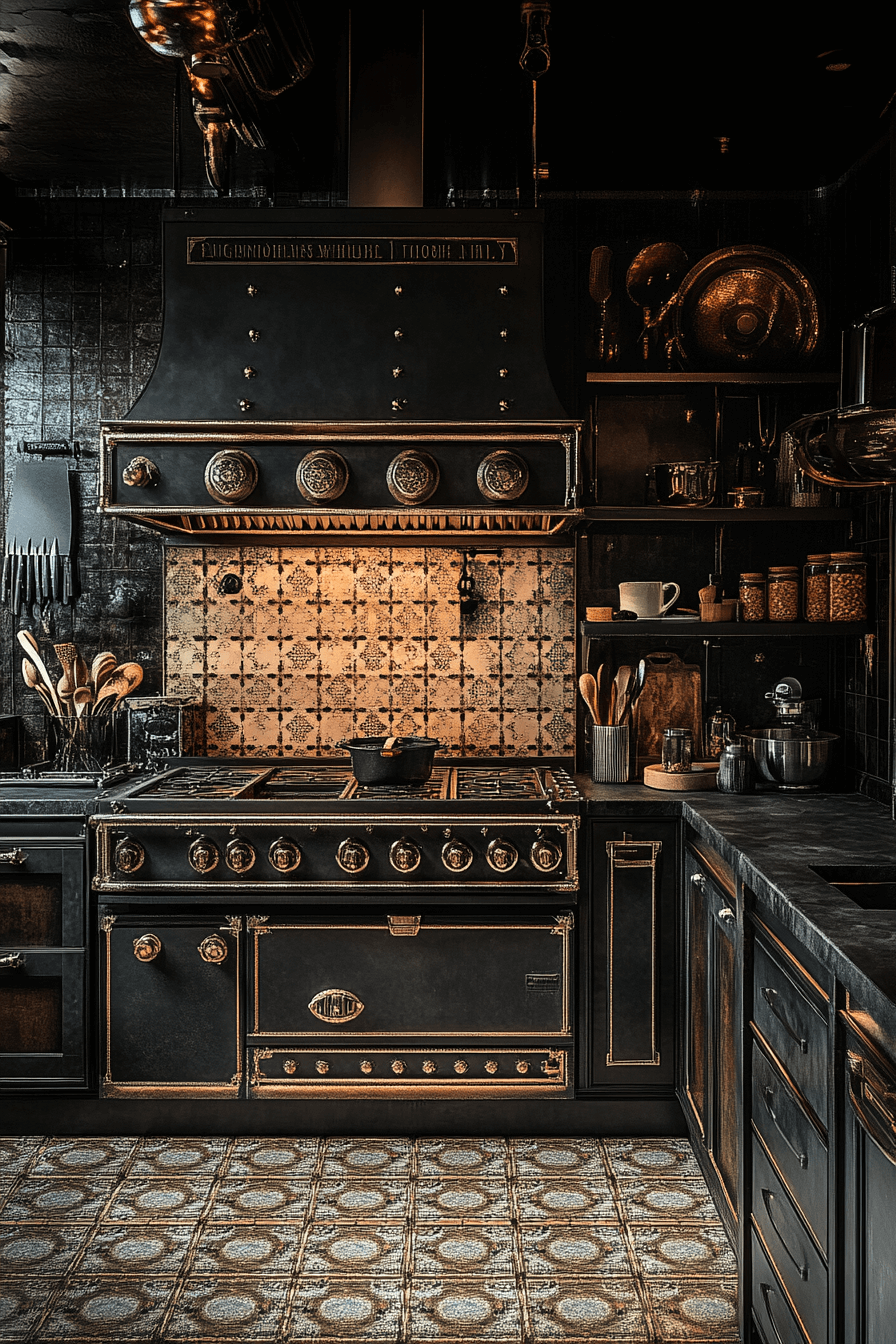 29 Whimsigoth Kitchen Ideas to Stir Up Magical Vibes 11 whimsigoth kitchen