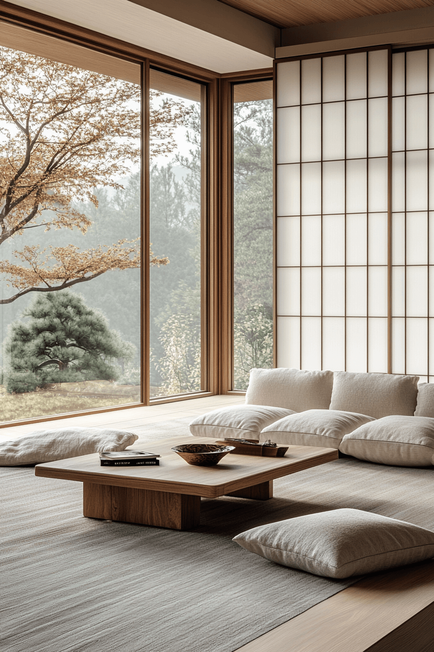 29 Japandi Living Room Makeovers That Reflect Quiet Luxury 11 japandi living room