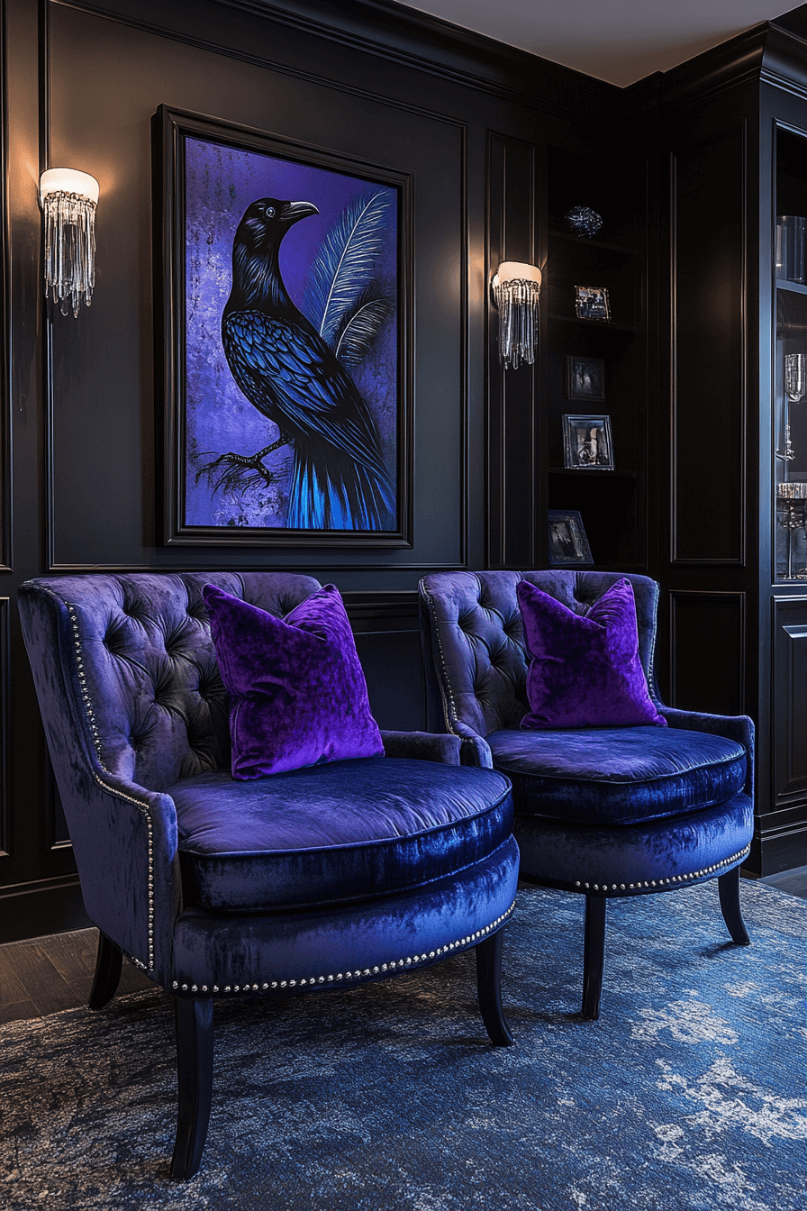 29 Whimsigoth Living Room Ideas for a Fantastically Unique Space 11 whimsigoth living room