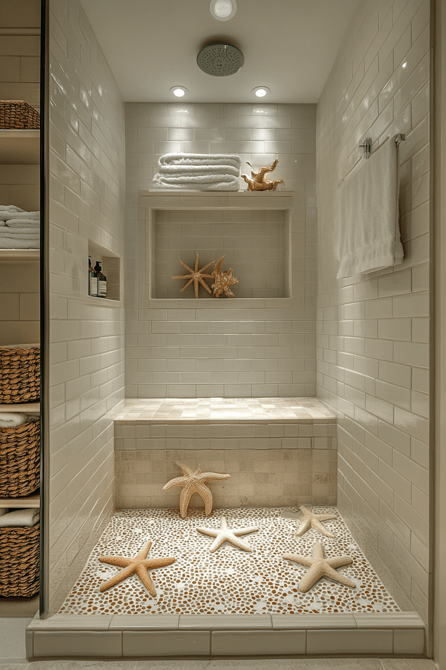 29 Coastal Bathroom Shower Ideas for Everyday Beachside Bliss 11 coastal bathroom shower ideas