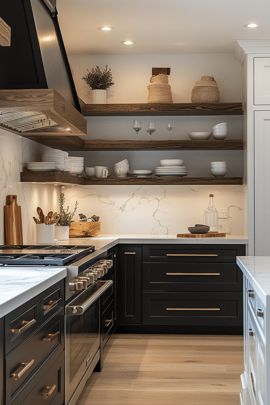 29 Black and White Kitchen Ideas That Elevate Everyday Cooking 11 black and white kitchen ideas