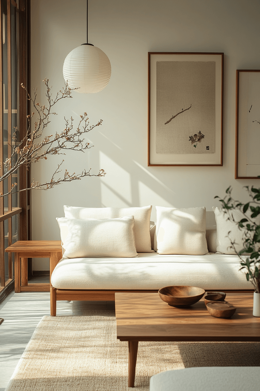 29 Japandi Living Room Makeovers That Reflect Quiet Luxury 12 japandi living room